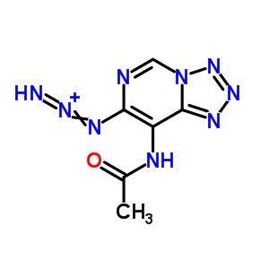 Acetamide,n-(7-azidotetrazolo[1,5-c]pyrimidin-8-yl)- Structure,3210-48-8Structure