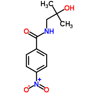 Benzamide,n-(2-hydroxy-2-methylpropyl)-4-nitro- Structure,32158-96-6Structure