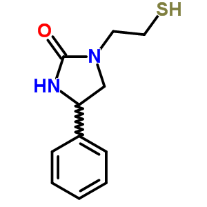 Dl-2-oxo-3-(2-mercaptoethyl)-5-phenylimidazolidine Structure,32190-33-3Structure