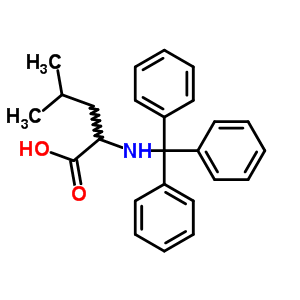 L-leucine,n-(triphenylmethyl)- Structure,32225-38-0Structure