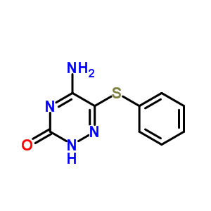 5-Amino-6-phenylsulfanyl-2h-1,2,4-triazin-3-one Structure,32331-19-4Structure