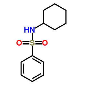 Benzenesulfonamide,n-cyclohexyl- Structure,3237-31-8Structure