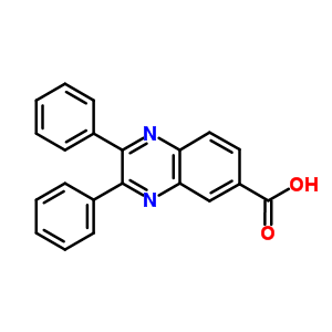 2,3-Diphenyl-quinoxaline-6-carboxylic acid Structure,32387-96-5Structure