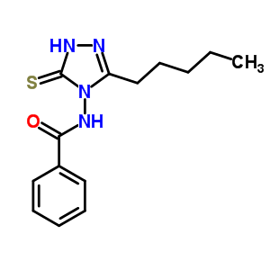 N-[(1,5-dihydro-3-pentyl-5-thioxo-4h-1,2,4-triazol)-4-yl ]benzamide Structure,32444-84-1Structure