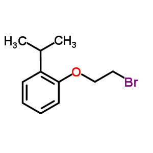 1-(2-Bromo-ethoxy)-2-isopropyl-benzene Structure,3245-44-1Structure