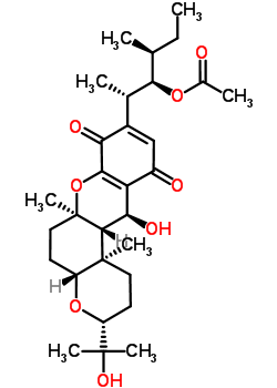 (3R,4ar,6ar,12s,12as,12betar)-9-[(1s,2r,3s)-2-(acetyloxy)-1,3-dimethylpentyl]-1,2,3,4a,5,6,6alpha,12,12alpha,12beta-decahydro-12-hydroxy-3-(1-hydroxy-1-methylethyl)-6alpha,12beta-dimethyl-pyrano[3,2-a Structure,32450-25-2Structure