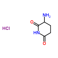 3-Amino-aza-cyclohexane 2,6-dione hydrochloride Structure,324666-56-6Structure