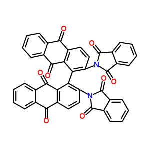 2-[1-[2-(1,3-Dioxoisoindol-2-yl)-9,10-dioxo-anthracen-1-yl]-9,10-dioxo-anthracen-2-yl]isoindole-1,3-dione Structure,32495-71-9Structure