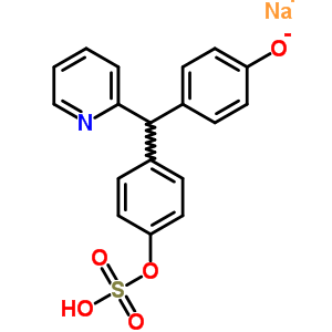 Sodium picosulfate related compound a (20 mg) (4-[(pyridin-2-yl)(4-hydroxyphenyl)methyl]phenyl sodium sulfate) Structure,32500-19-9Structure