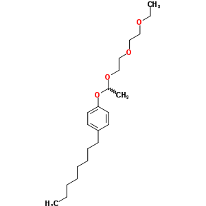 Benzene,1-[1-[2-(2-ethoxyethoxy)ethoxy]ethoxy]-4-octyl- Structure,32514-70-8Structure