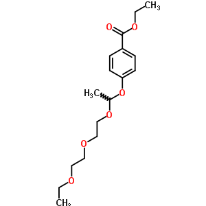 Ethyl 4-[1-[2-(2-ethoxyethoxy)ethoxy]ethoxy]benzoate Structure,32514-73-1Structure