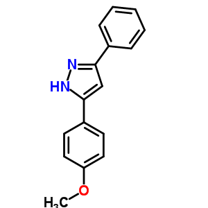 3-(4-Methoxy-phenyl)-5-phenyl-1H-pyrazole Structure,32664-28-1Structure