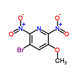 3-Bromo-2,6-bisnitro-5-methoxypyridine Structure,326899-80-3Structure