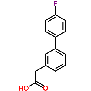 3-Biphenyl-4-fluoro-acetic acid Structure,327107-49-3Structure