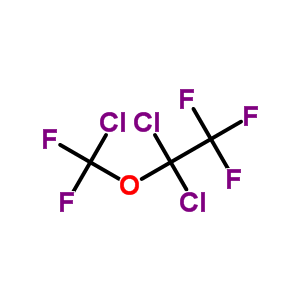 1,1-Dichloro-2,2,2-trifluoroethyl chlorodifluoromethyl ether Structure,32778-09-9Structure