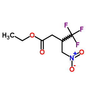 Ethyl 4,4,4-trifluoro-3-(nitromethyl)butanoate Structure,328-62-1Structure