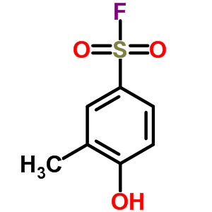 Benzenesulfonyl fluoride, 4-hydroxy-3-methyl- Structure,328-85-8Structure