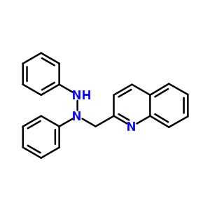 1,2-Diphenyl-1-(quinolin-2-ylmethyl)hydrazine Structure,32812-40-1Structure