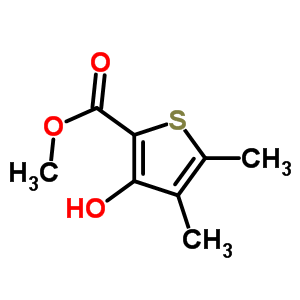 Methyl3-hydroxy-4,5-dimethylthiophene-2-carboxylate Structure,32822-84-7Structure