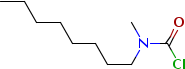 Methyl(octyl)carbamic chloride Structure,32827-31-9Structure