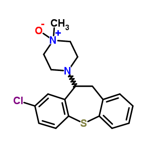 4-(8-Chloro-5,6-dihydrobenzo[b][1]benzothiepin-6-yl)-1-methyl-1-oxidopiperazin-1-ium Structure,32860-00-7Structure