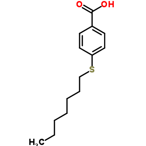 4-(Heptylthio)benzoic acid Structure,32910-58-0Structure