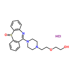 2-[2-[4-(5-Oxidodibenzo[b,f][1,4]thiazepin-11-yl)-1-piperazinyl]ethoxy]-ethanol ,dihydrochloride Structure,329218-11-3Structure