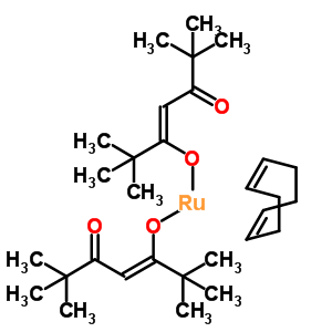 Bis(2,2,6,6-tetramethyl-3,5-heptanedionato)(1,5-cyclooctadiene)ruthenium (ii) Structure,329735-79-7Structure