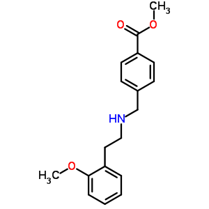 Benzoic acid, 4-[[[2-(2-methoxyphenyl)ethyl]amino]methyl]-, methyl ester Structure,329774-40-5Structure