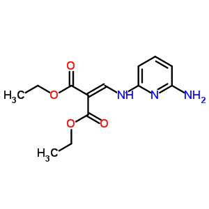 2-[[(6-Amino-2-pyridyl)amino]methylene]malonic acid diethyl ester Structure,33007-33-9Structure