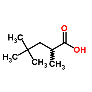 2,4,4-Trimethylpentanoic acid Structure,3302-09-8Structure