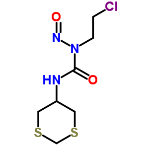 N-(2-chloroethyl)-n-nitroso-n’-(1,3-dithian-5-yl)urea Structure,33022-04-7Structure