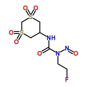 1-(2-Fluoroethyl)-1-nitroso-3-(1,1,3,3-tetraoxo-1,3-dithian-5-yl)urea Structure,33024-48-5Structure