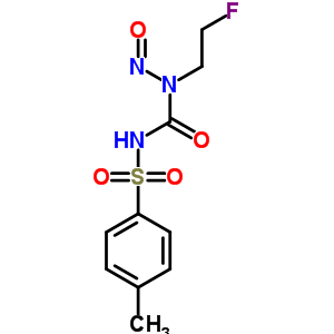 1-(2-Fluoroethyl)-3-(4-methylphenyl)sulfonyl-1-nitroso-urea Structure,33024-49-6Structure