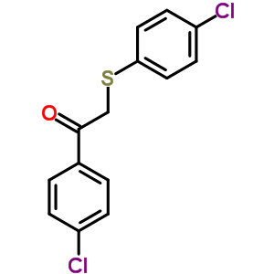 1-(4-Chlorophenyl)-2-[(4-chlorophenyl)sulfanyl]-1-ethanone Structure,33046-50-3Structure