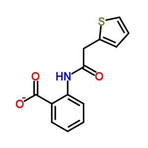 2-(2-Thiophen-2-yl-acetylamino)-benzoic acid Structure,330635-60-4Structure