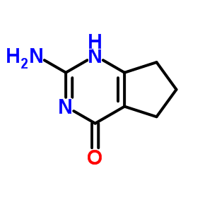 2-Amino-6,7-dihydro-5h-cyclopenta[d]pyrimidin-4-ol Structure,33081-06-0Structure