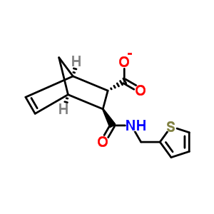 3-[(Thiophen-2-ylmethyl)-carbamoyl ]-bicyclo[2.2.1]hept-5-ene-2-carboxylic acid Structure,331416-18-3Structure