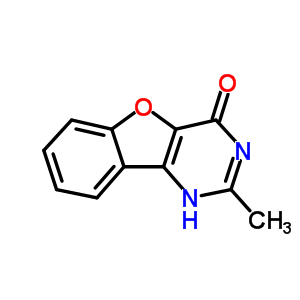 2-Methyl-3h-benzo[4,5]furo[3,2-d]pyrimidin-4-one Structure,33149-48-3Structure