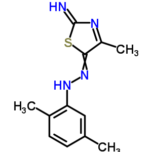 N-[(2-imino-4-methyl-1,3-thiazol-5-ylidene)amino]-2,5-dimethyl-aniline Structure,33175-03-0Structure