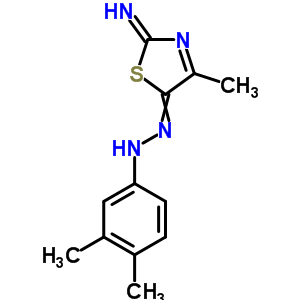 N-[(2-imino-4-methyl-1,3-thiazol-5-ylidene)amino]-3,4-dimethyl-aniline Structure,33175-05-2Structure