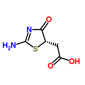 2-(2-Amino-4-oxo-1,3-thiazol-5-yl)acetic acid Structure,33176-41-9Structure