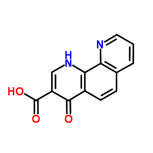 4-Oxo-1,4-dihydro-[1,10]phenanthroline-3-carboxylic acid Structure,331830-20-7Structure