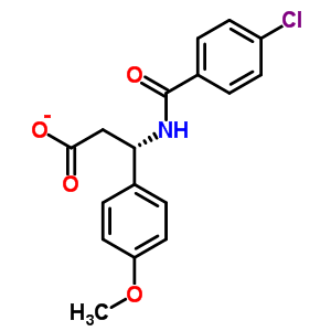 3-(4-Chloro-benzoylamino)-3-(4-methoxy-phenyl)-propionic acid Structure,332052-54-7Structure