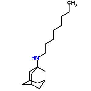 Tricyclo[3.3.1.13,7]decan-1-amine,n-octyl- Structure,33211-90-4Structure