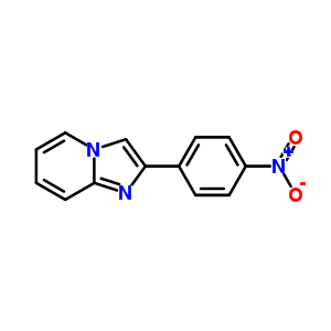 2-(4-Nitro-phenyl)-imidazo[1,2-a]pyridine Structure,3323-26-0Structure