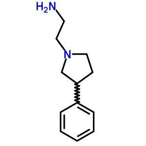 2-(3-Phenyl-pyrrolidin-1-yl)-ethylamine Structure,33304-29-9Structure