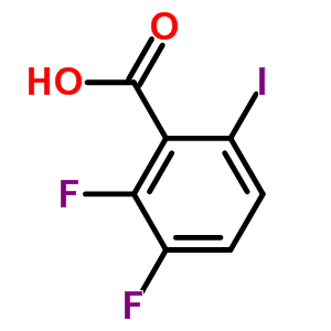 2,3-Difluoro-6-iodobenzoic acid Structure,333780-75-9Structure