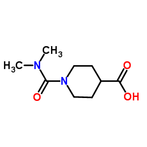 1-[(Dimethylamino)carbonyl]piperidine-4-carboxylic acid Structure,333985-79-8Structure