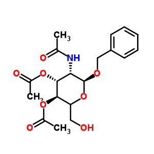 Benzyl 2-acetamido-2-deoxy-3,4-di-o-acetyl-alpha-d-glucopyranoside Structure,33401-01-3Structure